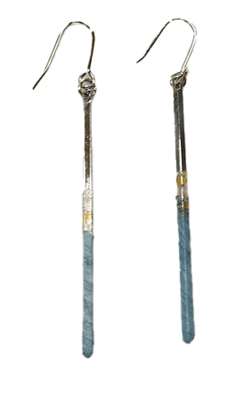 SLIT LONG PIERCE [BLUE]