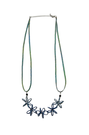 FLOWER NECKLACE [GREEN]