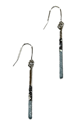 SLIT SHORT PIERCE [BLUE GREY]