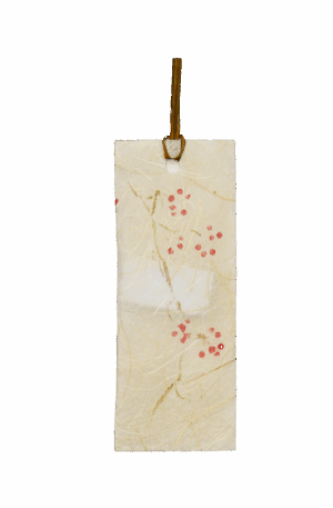 手染めしおり　サルトリバラ