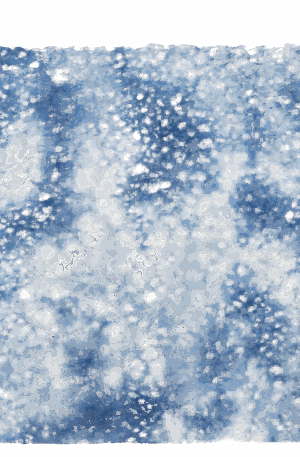 ラッピングペーパー　落水紙　ブルー