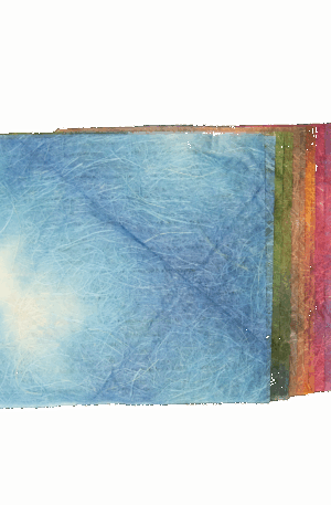 ペーパーセット　手染め紙アソート