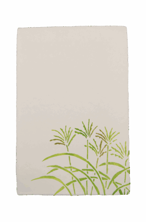 手染めはがき　ススキ