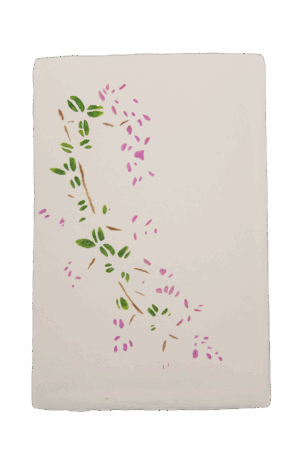 手染めはがき　はぎ