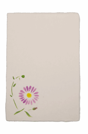 手染めはがき　小菊