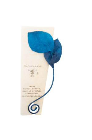 ペーパーオーナメント　葉 -L-　緋色